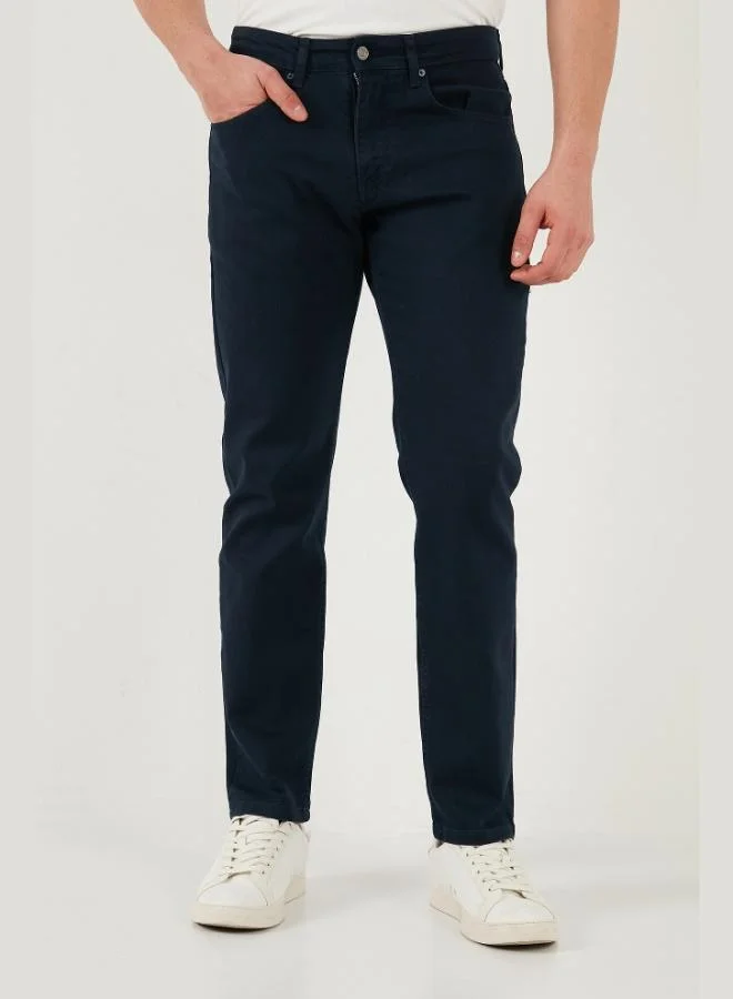 Buratti  Buratti Comfort Straight Leg Regular Waist Men's Jeans 4412C66TEXAS for Men | Best Price UAE