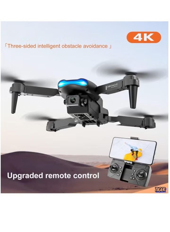 TIGER E99 Drone with Dual Camera – Foldable Remote Control Aircraft for Adults, WiFi FPV Live Video, HD Aerial Photography, Easy to Fly, Compact Design, Perfect for Beginners and Experienced Pilots - Image 1