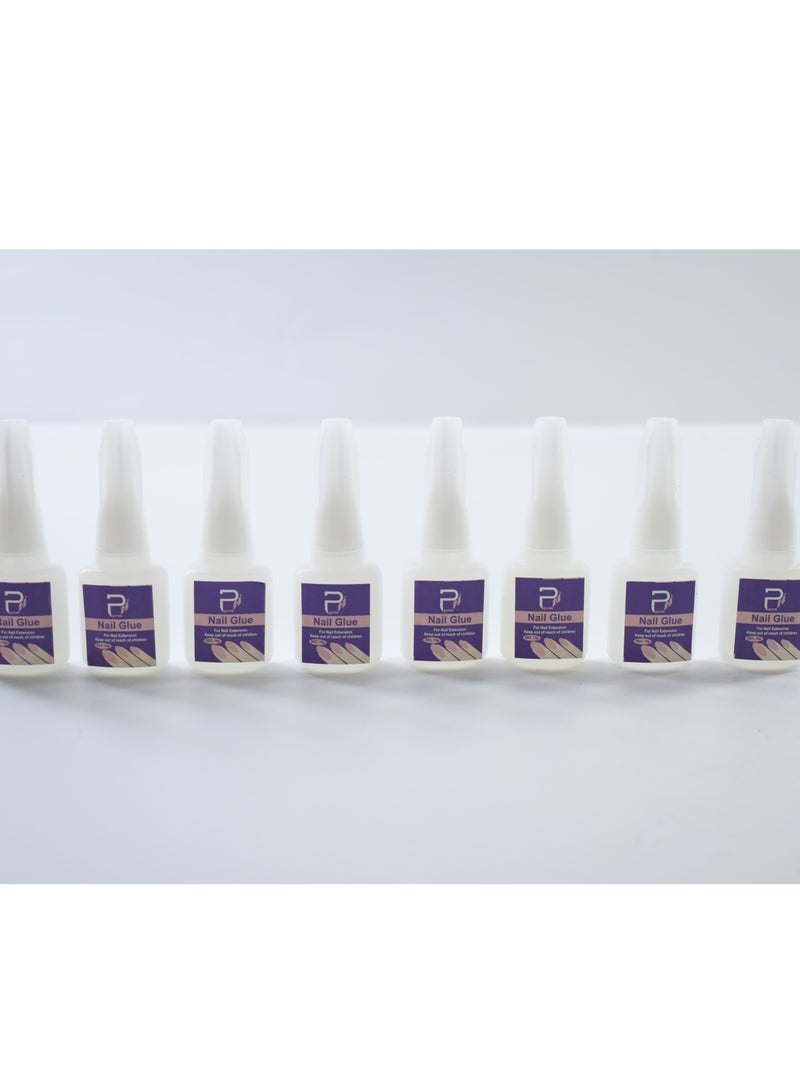 8 Pieces Nail Glue Clear
