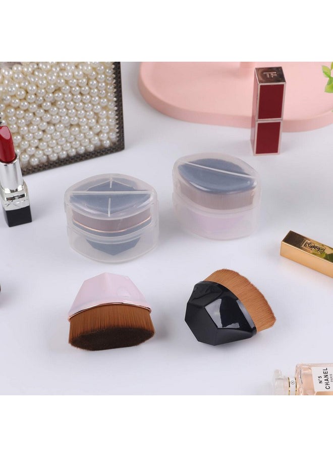 Foundation Makeup Brush Flat Top Kabuki Hexagon Face Blush Liquid Powder Foundation Brush For Blending Liquid Cream Or Flawless Powder Cosmetics With Travel Protective Case (Black) - pzsku/Z66D31E6D00EC87D615D2Z/45/_/1707976510/0b5ec1fb-d3d7-4870-928e-68c01e05371d