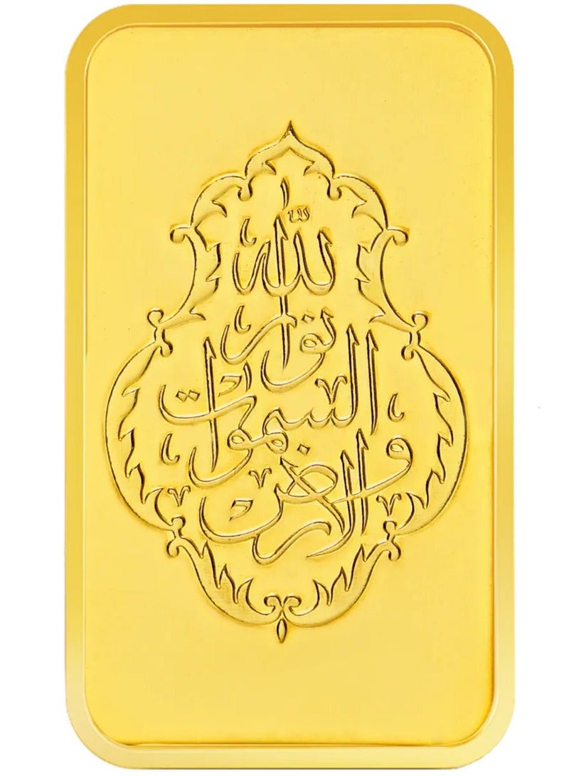 بي تي سي 1جم سبيكة ذهب عيار 24 - نور السموات - Image 2