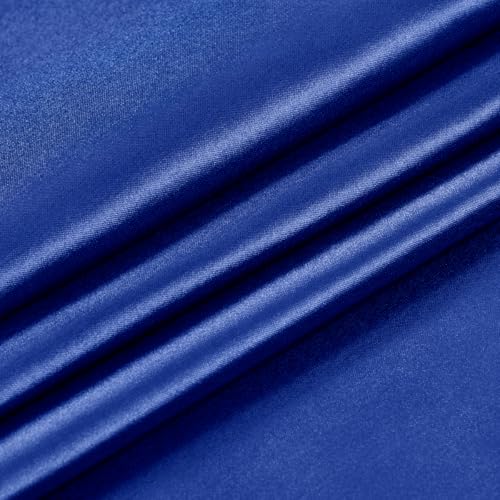 MLMW Royal Blue Shawl Wraps for Women Evening Dresses Formal Satin Shawl Wraps Dressy Extra Long for Wedding Party Bridesmaid Bridal Baby Shower Anniversary - Image 4