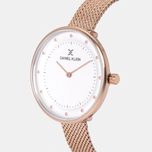Daniel Klein Metal Analog Silver Dial Women's Watch-Dk11984-2 - Image 3