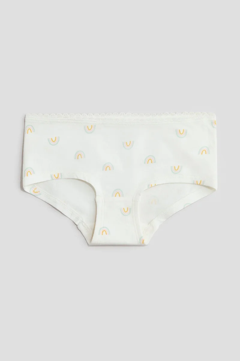 اتش اند ام سراويل هيبستر من القطن - عبوة من 5 قطع