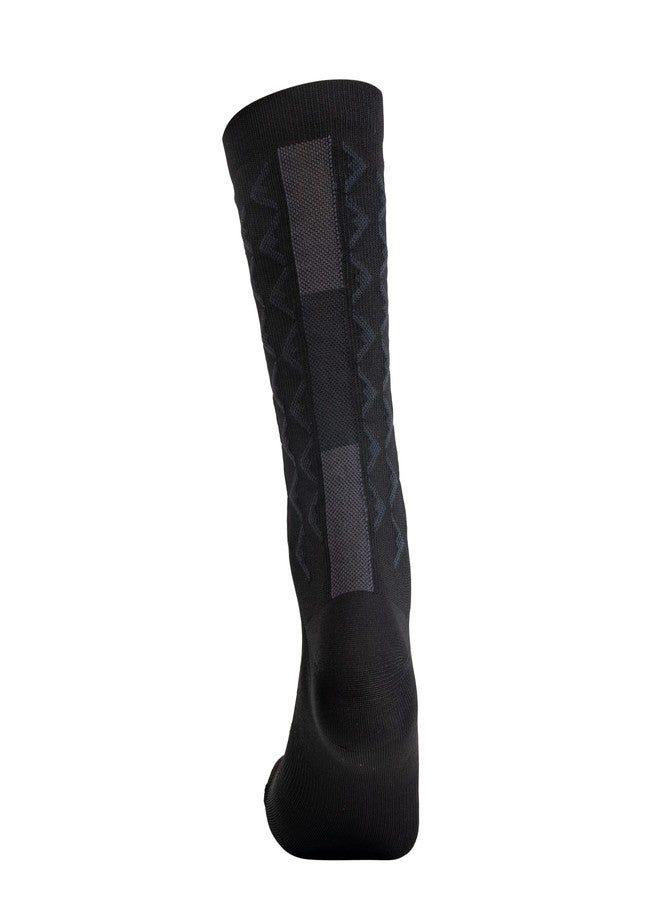SILCA Tall Aero Cycling Socks - Super Thin Socks Unisex, aero socks designed for Aero Marginal Gains, 19.5cm cuff (as1, alpha, m, regular, regular, Black) - Image 3