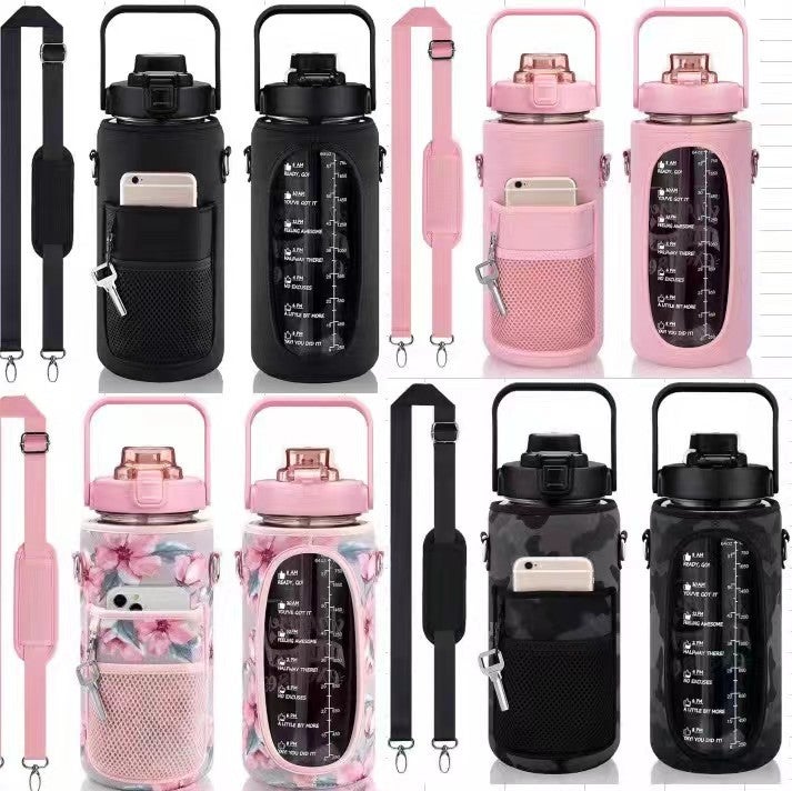 Factory Sbr Diving Material Outdoor Sports Kettle Cup Cover Portable Strap Portable Warm Pot Protective Cover - Image 2