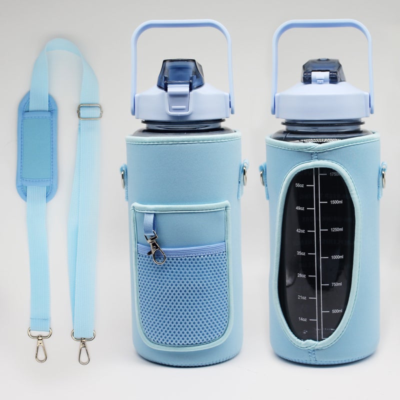 Factory Sbr Diving Material Outdoor Sports Kettle Cup Cover Portable Strap Portable Warm Pot Protective Cover - Image 3