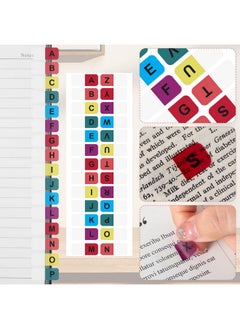 OIIKI 728Pcs Colorful Alphabet Tabs A To Z 26 Letters Alphabet Stickers Alphabetical Tabs Indexes School Alphabet Label Stickers For Books Dictionary Notes File 28 Sheets  - Image 2
