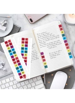 OIIKI 728Pcs Colorful Alphabet Tabs A To Z 26 Letters Alphabet Stickers Alphabetical Tabs Indexes School Alphabet Label Stickers For Books Dictionary Notes File 28 Sheets  - Image 4
