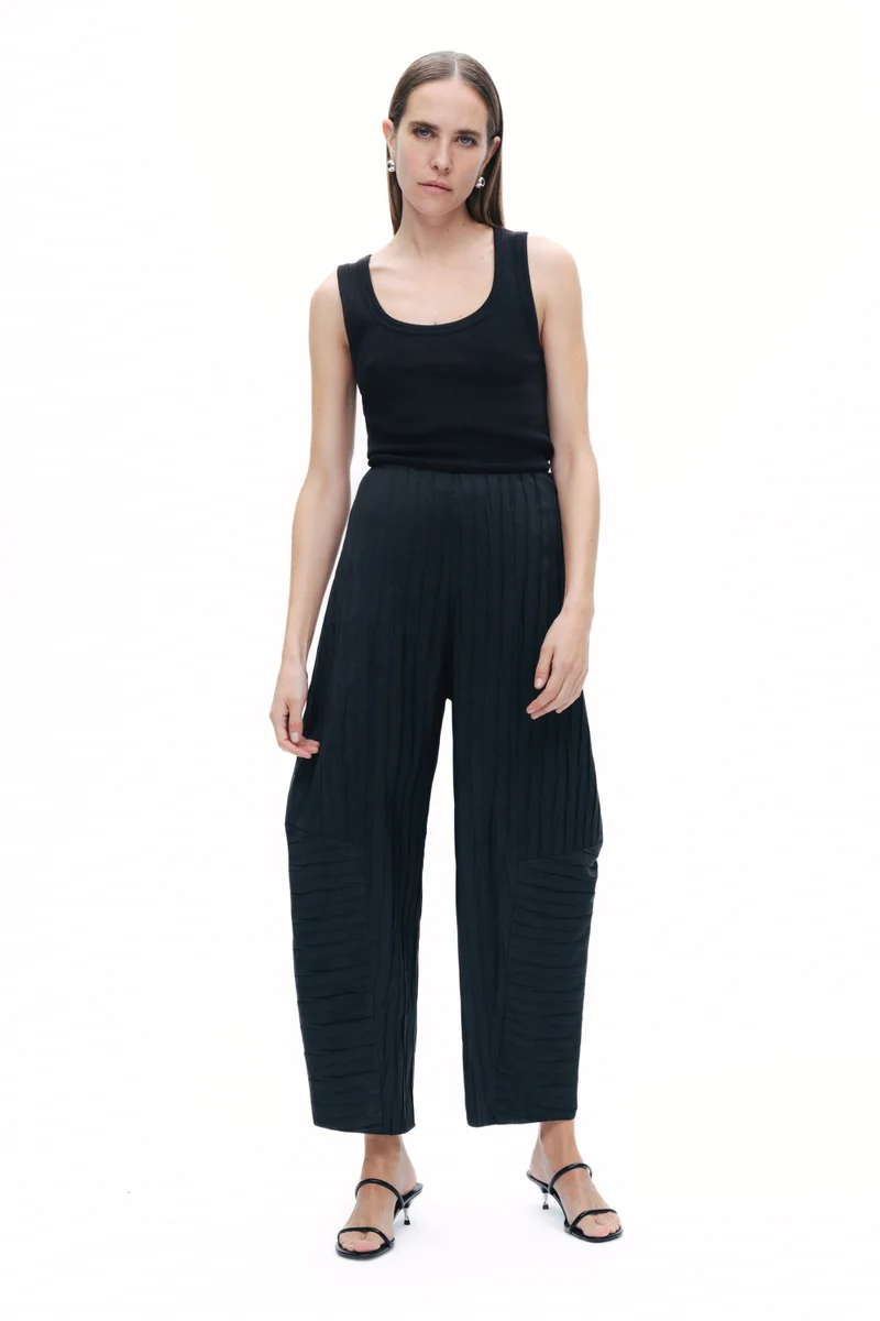 Nocturne Wrinkled Look Trousers