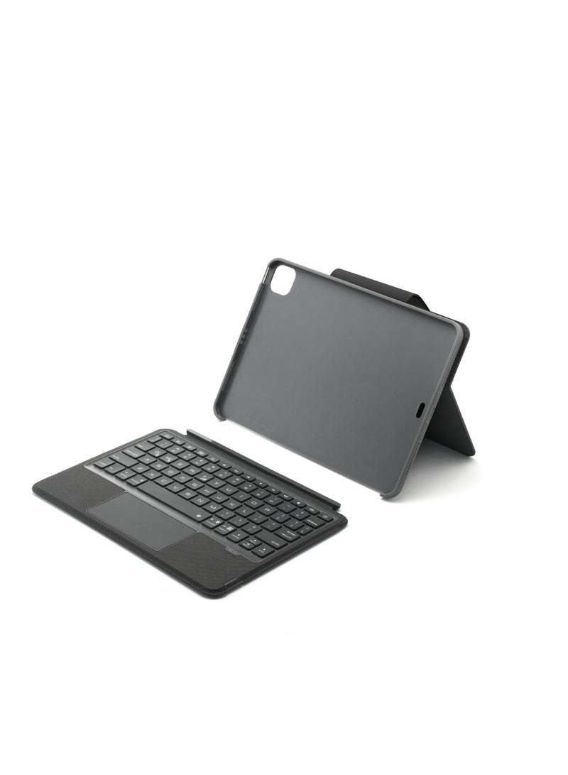 GULFLINK 500mAh Wireless Keyboard Case with TouchPad for ipad 11 inch 2018 /2020 Black  - Image 2