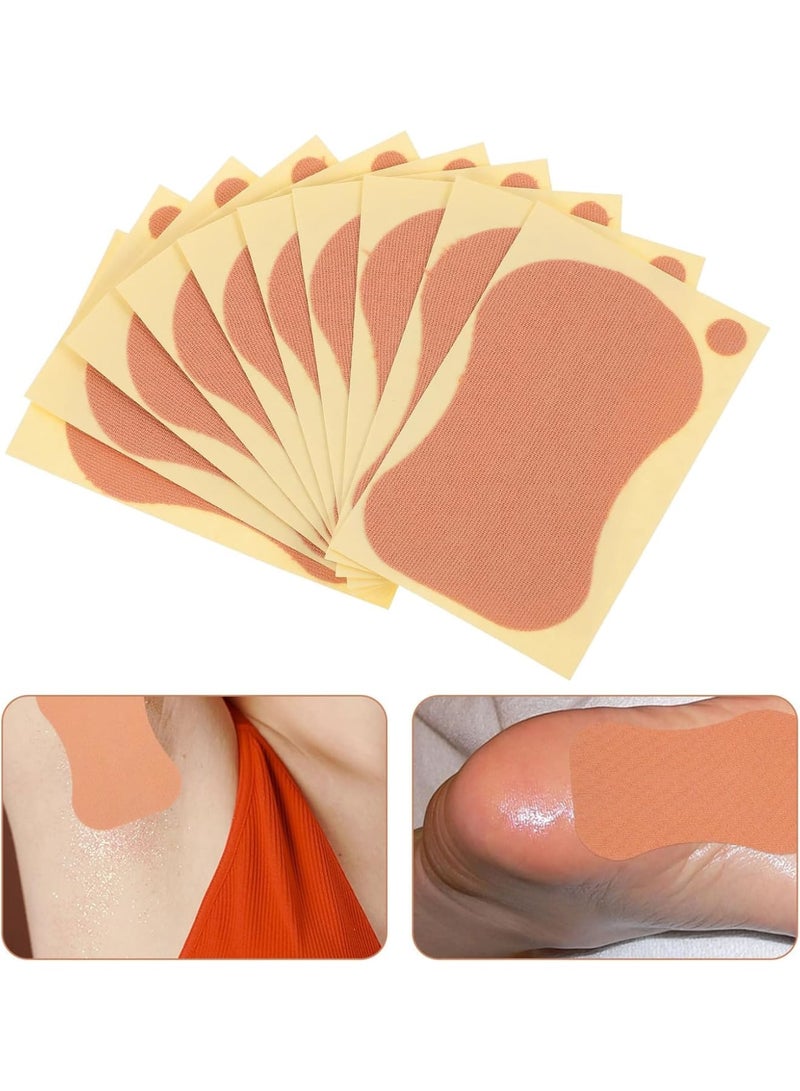 SYOSI Underarm Sweat Pads, Disposable Armpit Sweat Shields Adhesive Guard, Breathable and Comfortable Sweat Absorbing Stickers, Prevents Underarm Stains and Odor, Suitable for Men and Women Daily Use, 20pcs - Image 4