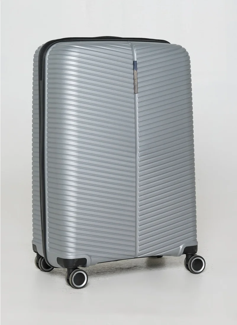 Ççs Silver 5224 Polypropylene Large Size Suitcase