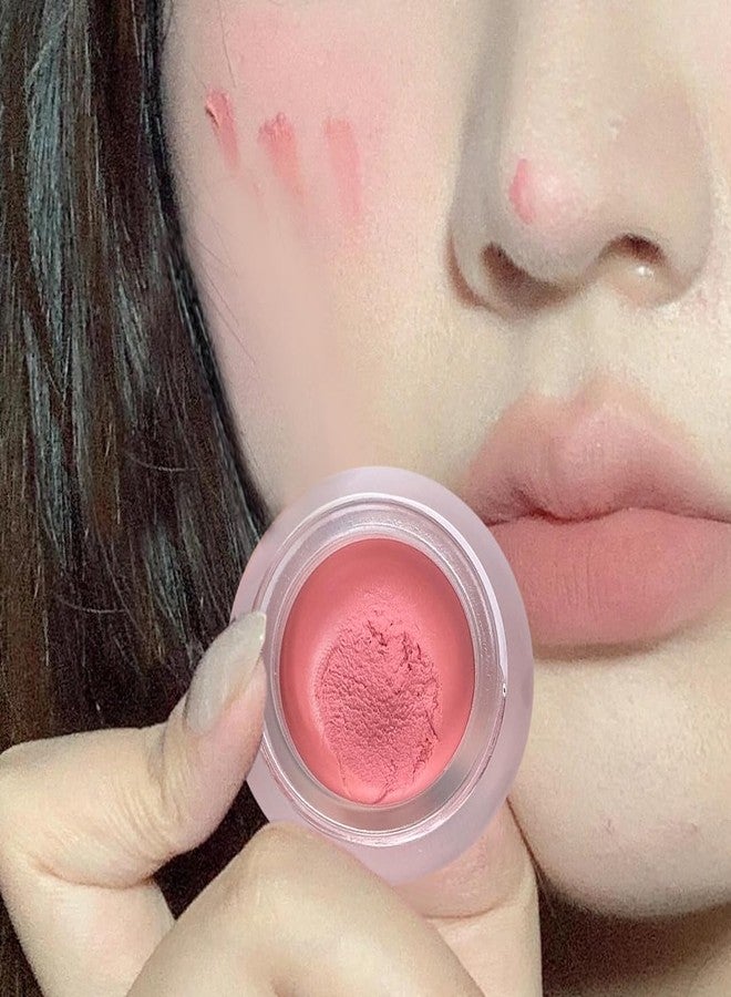 Cappuvini Chubby Creamy Blush Mud | Silky Smooth Texture | Multi-Use Tint Blush for Cheeks and Lips | Dewy Luminous Finish | High-Impact Pigmented Color | Romantic Shades from Raspberry to Tulip Pink | Comfortable Lightweight Wear Blusher for Face | Perfect for Soft Girl & Y2K Aesthetic Lovers (02# Tender Peach, 4.5g) - Image 5