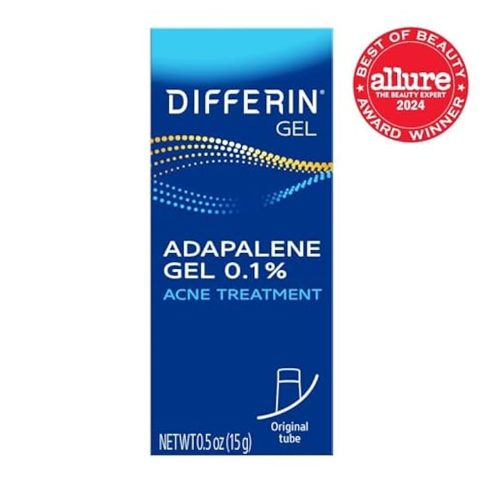 Differin Acne Treatment Gel, 30 Day Supply, Retinoid Treatment for Face with 0.1% Adapalene, Gentle Skin Care for Acne Prone Sensitive Skin, 15g Tube (Packaging May Vary) - Image 2