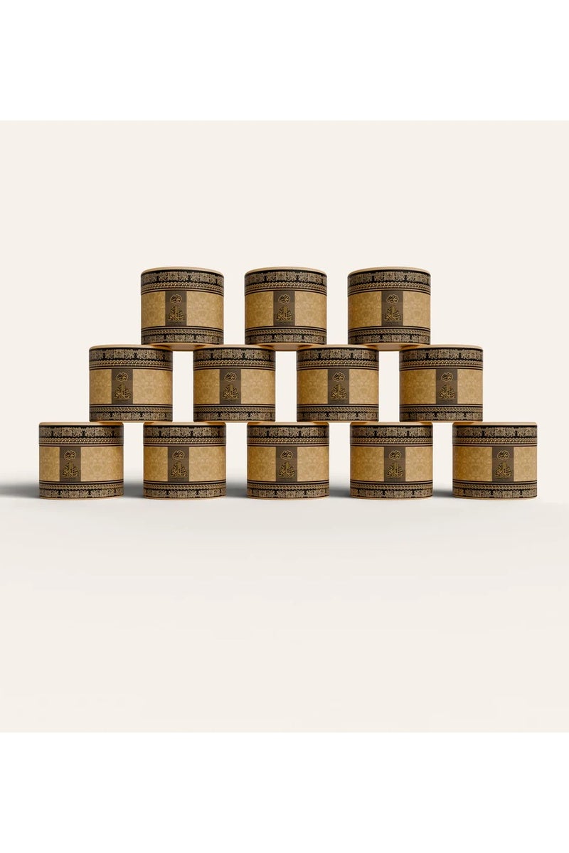 عود لافر توزيعات بخور عاشق العود 12 عبوة كل عبوة 10 جرام بخور فاخر من عود لافر برائحة غنية تدوم طويلاً - Image 1