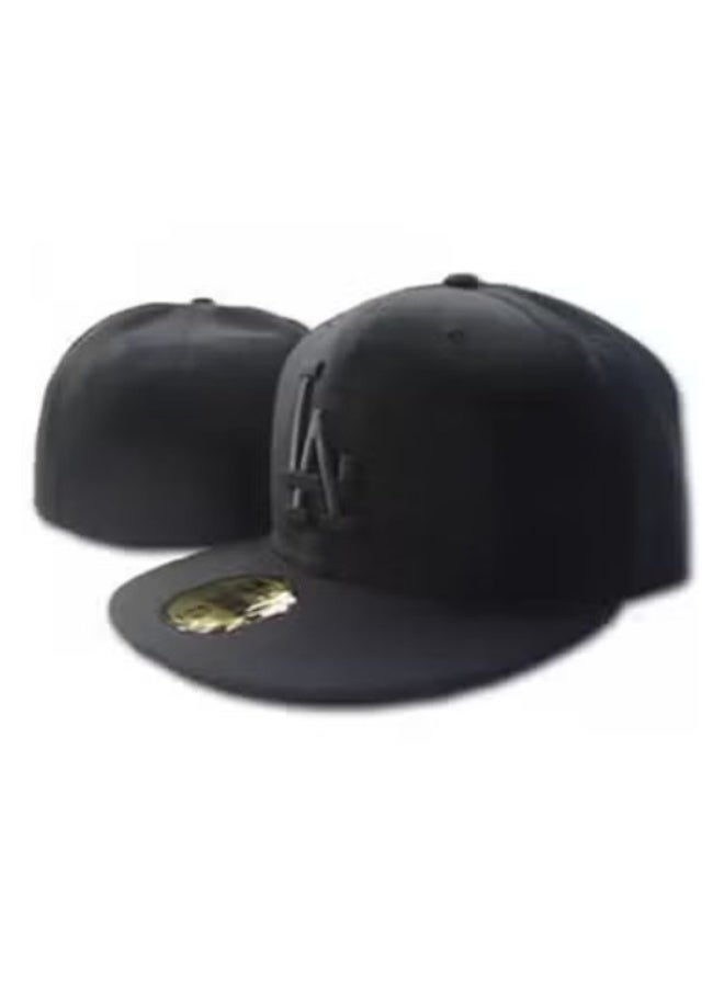 New Era Los Angeles Dodgers All-Black Snapback Cap with Gold Undervisor