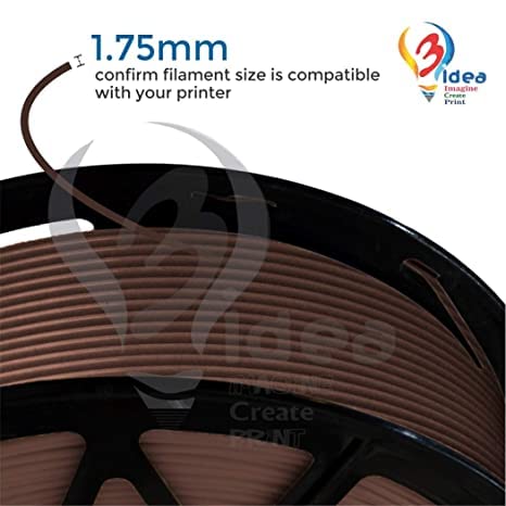 3Idea Premium PLA+ Brown 3D Printer Filament 1.75mm Dimensional Accuracy +/- 0.03mm Net Weight -750 Grams - Image 3