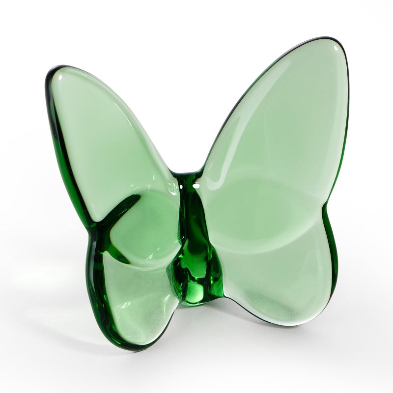 Lioaeust Crystal Butterfly FigurinesFlying Butterfly Figurine Decor Crystal Cut Glass Butterfly Ornament Statue Animal Collectible Home Ornament Decor