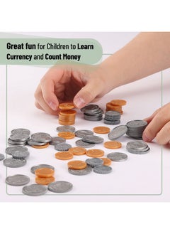 Mr. Pen Play Money For Kids 150 Pcs Ages 3+ Toy Money Money Games Fake Money For Kids Pretend Money Toddler Learning Money Kids Play Money Realistic Money Fake Cash Coins For Kids  - Image 5