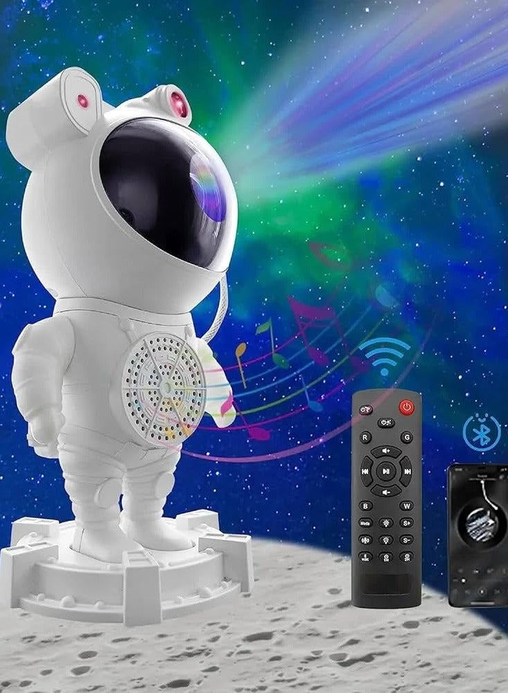 Astronaut Galaxy Projector Night Light with Music Player Timer and Remote Control - Image 2