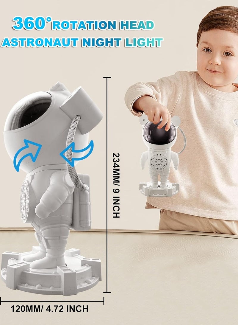 Astronaut Galaxy Projector Night Light with Music Player Timer and Remote Control - Image 4