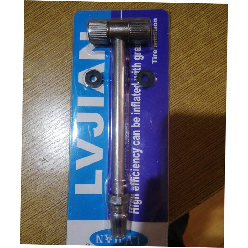T Shaped Metal Tire Inflation Chuck Dual Sided Air Compressor Tool 2 Pack - Image 2