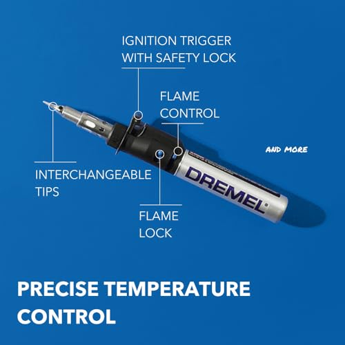 Dremel VersaTip Precision Butane Torch Long Lasting Cordless Soldering Iron Perfect for Pyrography Paint Removal Heat Embossing 20007 - Image 3