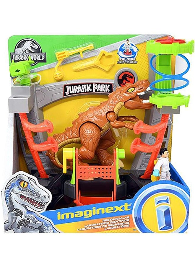 JURASSIC WORLD Imaginext FPX79 Jurassic World Research Lab Playset 