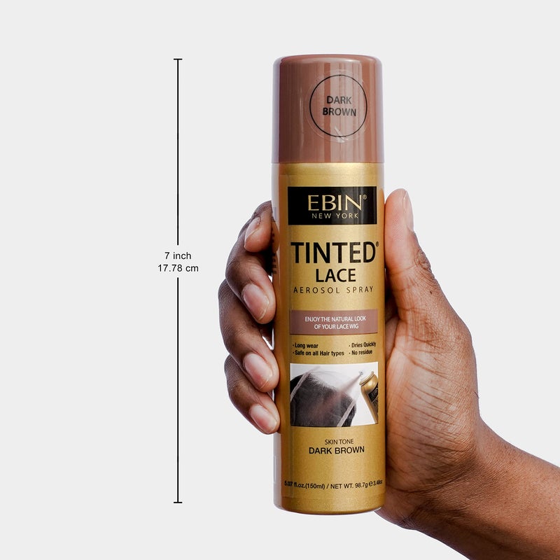 EBIN NEW YORK Tinted Lace Spray - 5.07oz (Light Warm Brown) - Image 3
