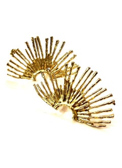 Trio Earrings Bold Gold Earrings  - Image 1