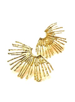 Trio Earrings Bold Gold Earrings  - Image 2