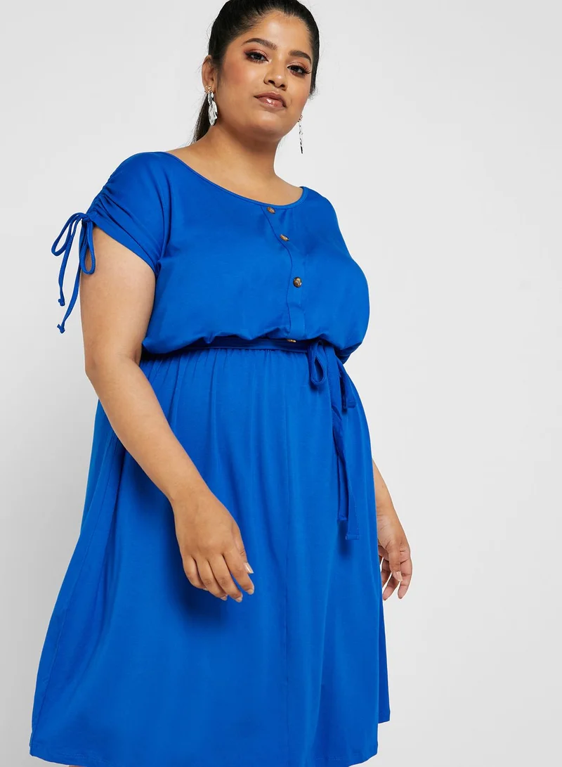fashion curve dresses Mind Of My Own Maxi Dress - Brown/combo