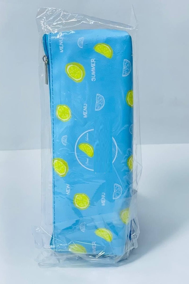 مقلمة الفواكة  اولادي وبناتي  الخامة الجلد 1 سوستة  متعددة الالوان - Image 2