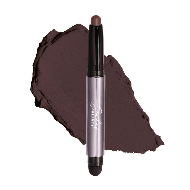 Julep Eyeshadow 101 CreamtoPowder Waterproof Shadow Stick  Black Cherry Matte  LongLasting CreaseProof Rich Toned Burgundy Matte Cream Eyeshadow with Builtin Smudger