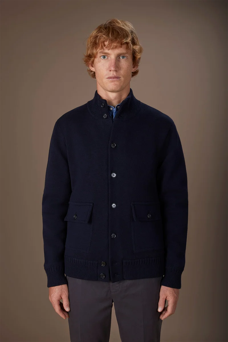 Men's regular fit 100% cotton Milano - DK Blue
