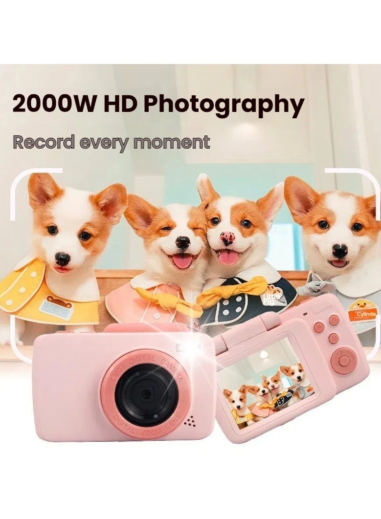 general Kids Camera Camera HD Reversible Kids Camera Mini Photo Kids Toy Camera Record Life USB - Image 2