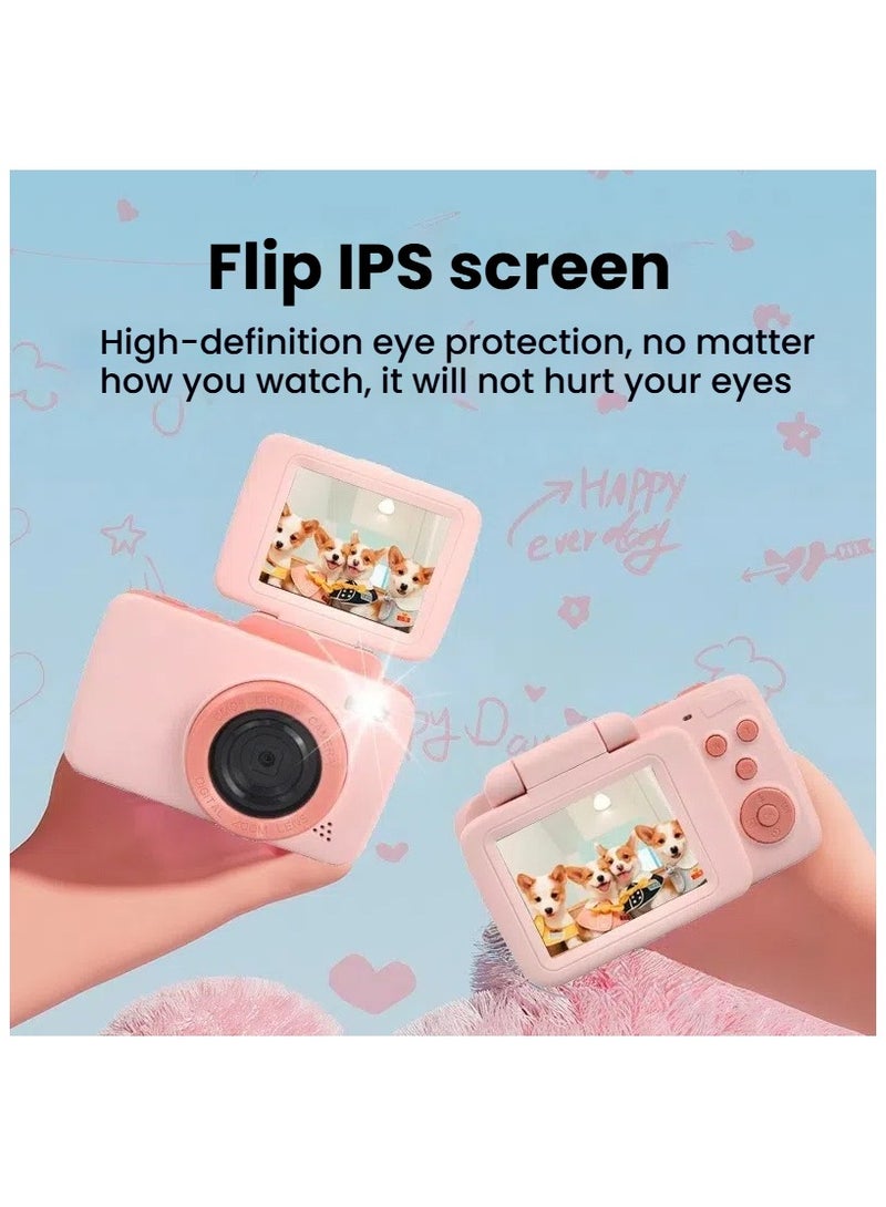 general Kids Camera Camera HD Reversible Kids Camera Mini Photo Kids Toy Camera Record Life USB - Image 3