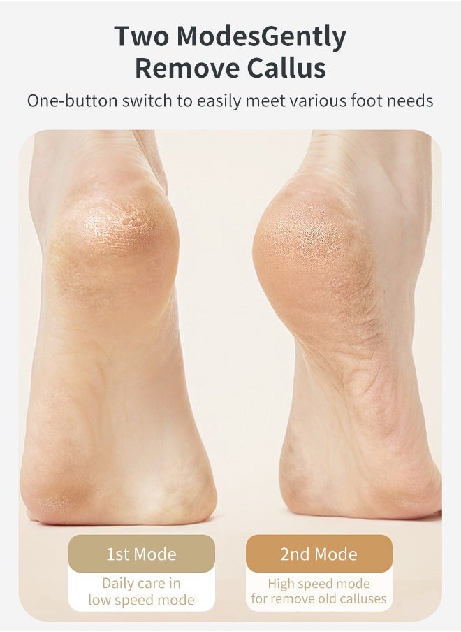 ACK Electric Foot Callus Remover Skin Exfoliator Electric Foot Grinder  Foot Skin Repairing Machine Foot Care Tools Silvery  - Image 4