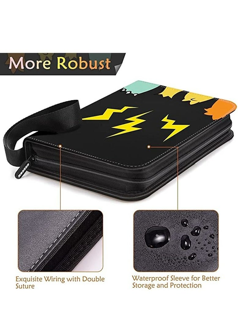 Filly Filly Card Holder Album suitable for Trading pokemon Cards holds 400 Cards with 50 Removable Sheets and 4 Pockets  - Image 5