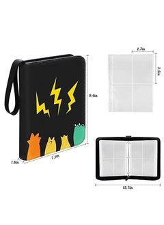 Filly Filly Card Holder Album suitable for Trading pokemon Cards holds 400 Cards with 50 Removable Sheets and 4 Pockets  - Image 3