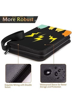Filly Filly Card Holder Album suitable for Trading pokemon Cards holds 400 Cards with 50 Removable Sheets and 4 Pockets  - Image 4