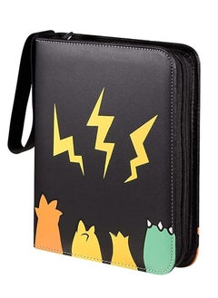 Filly Filly Card Holder Album suitable for Trading pokemon Cards holds 400 Cards with 50 Removable Sheets and 4 Pockets  - Image 2