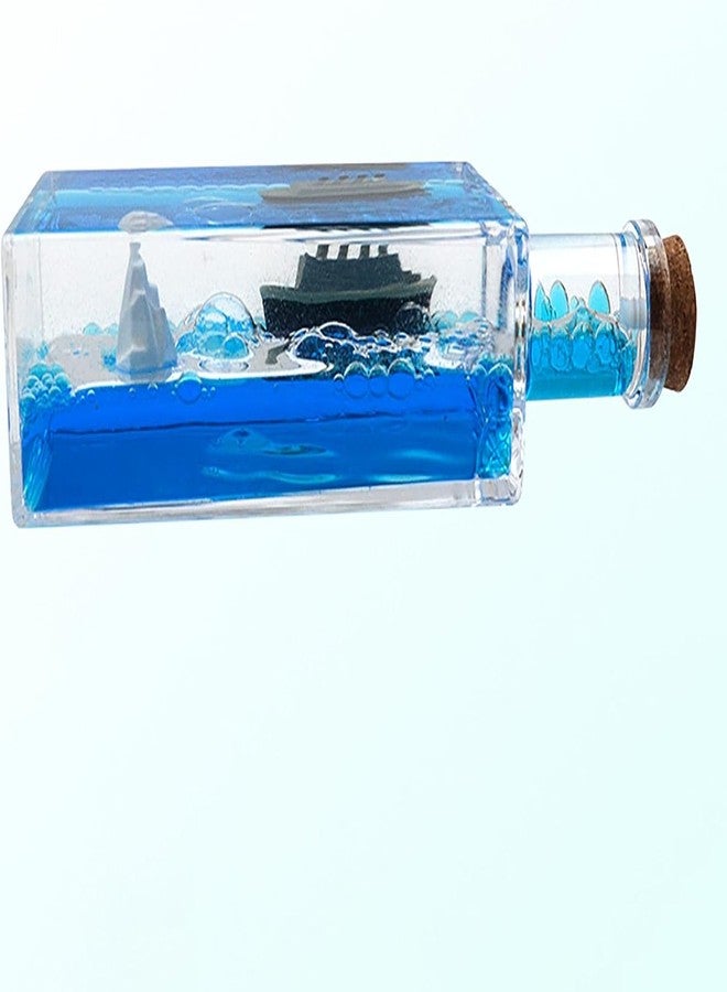 Hemzex Unsinkable Titanic Simulator Toy - Wavey Boat in a Box, Liquid Wave Cruise Fluid Ship Decoration, Ornament for Car, Paperweight, Desk Toy & Gift - Image 2