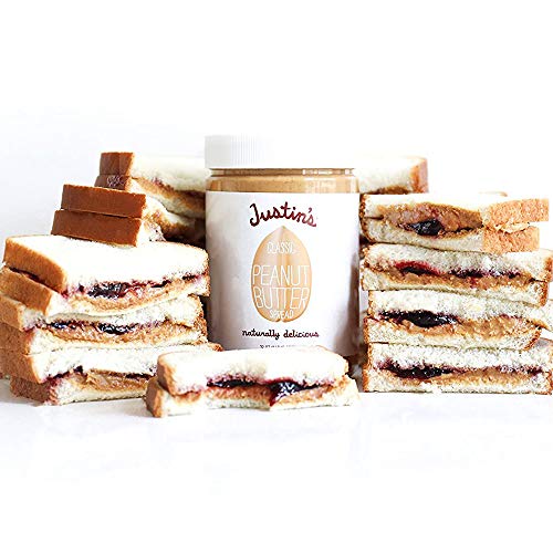 Justin's Classic Peanut Butter, Only Two Ingredients, Gluten-free, Non-GMO, Responsibly Sourced, 28 Ounce Jar (6 Pack) - Image 4