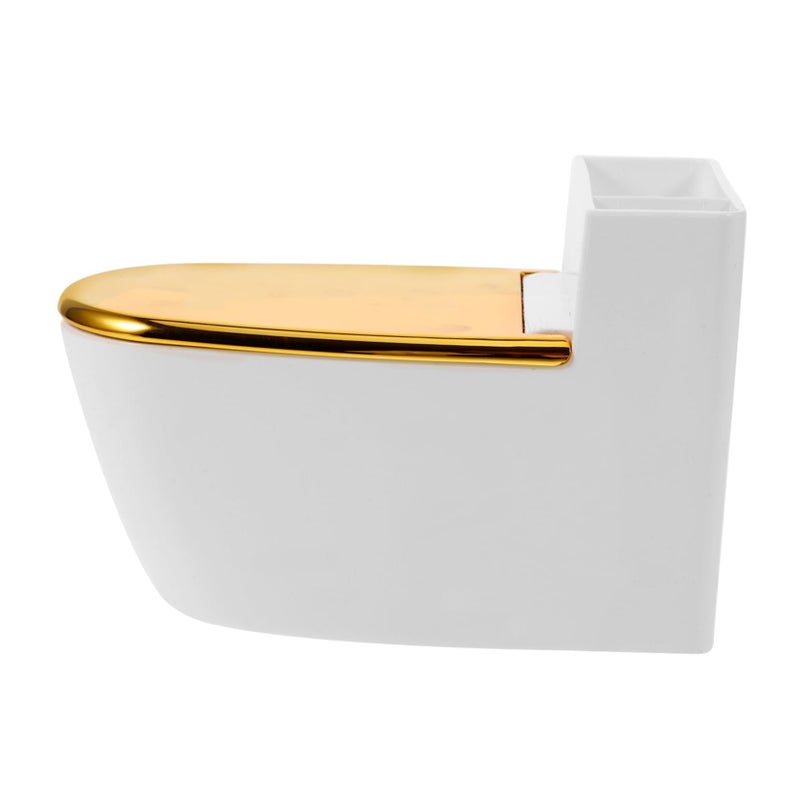 4 Pack Toilet Shaped Ashtray Wall Mounted Bathroom Holder Cute Decorative Fireproof Ash Tray - Image 5