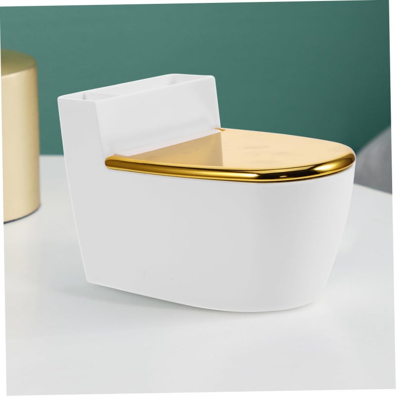 4 Pack Toilet Shaped Ashtray Wall Mounted Bathroom Holder Cute Decorative Fireproof Ash Tray - Image 4