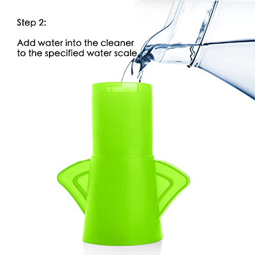 ZPCTECHGO Angry Mom Microwave Oven Cleaner Tool, Angry Mama Microwave Steam Cleaner, Cleaning with Vinegar and Water, Cleaner for Microwave Oven Kitchen Office Chemical Free, Steams From Head - Image 5
