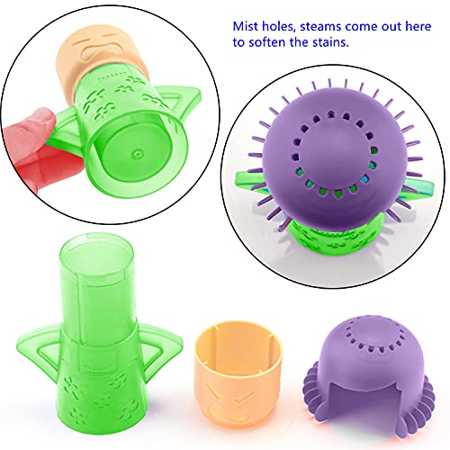 ZPCTECHGO Angry Mom Microwave Oven Cleaner Tool, Angry Mama Microwave Steam Cleaner, Cleaning with Vinegar and Water, Cleaner for Microwave Oven Kitchen Office Chemical Free, Steams From Head - Image 3