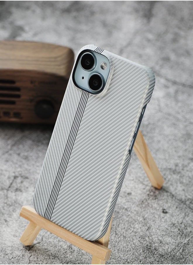 ShebSheb Fine White Striped iphone Case for iPhone 13  - Image 3